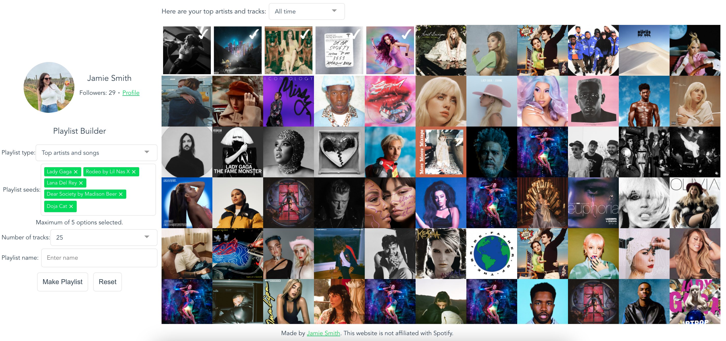 Modify Spotify app screenshot